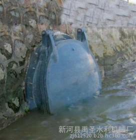 康利DN1800圓玻璃鋼拍門與2×2玻璃鋼方拍門及5T手搖螺桿啟閉機(jī)廠家介紹——新河縣禹圣水利機(jī)械廠